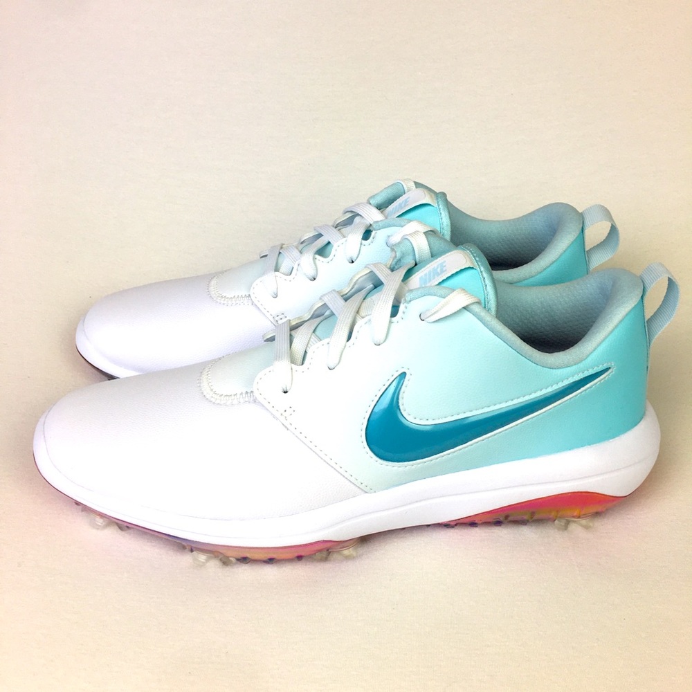 Nike Roshe G Tour NRG Golf Shoes White Blue Pink